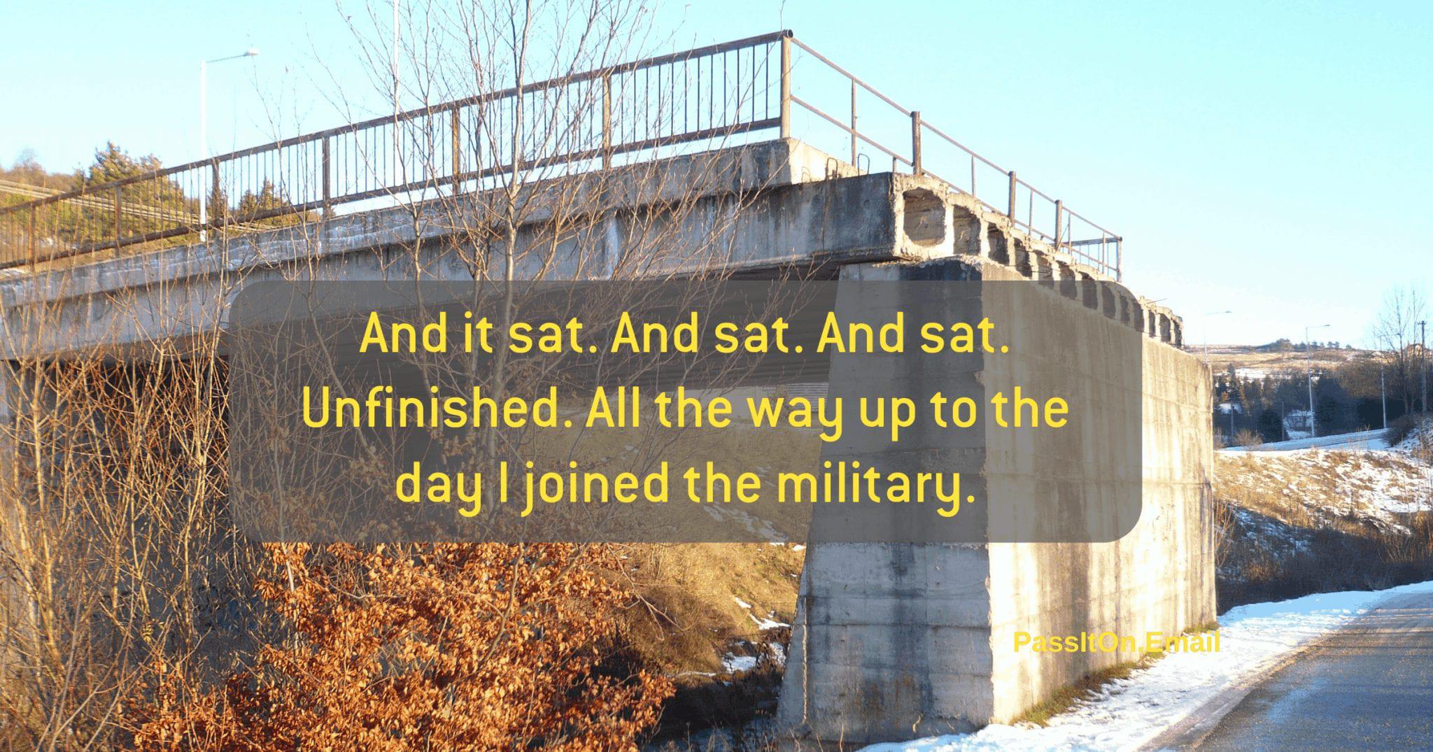 an image of a bridge in the winter