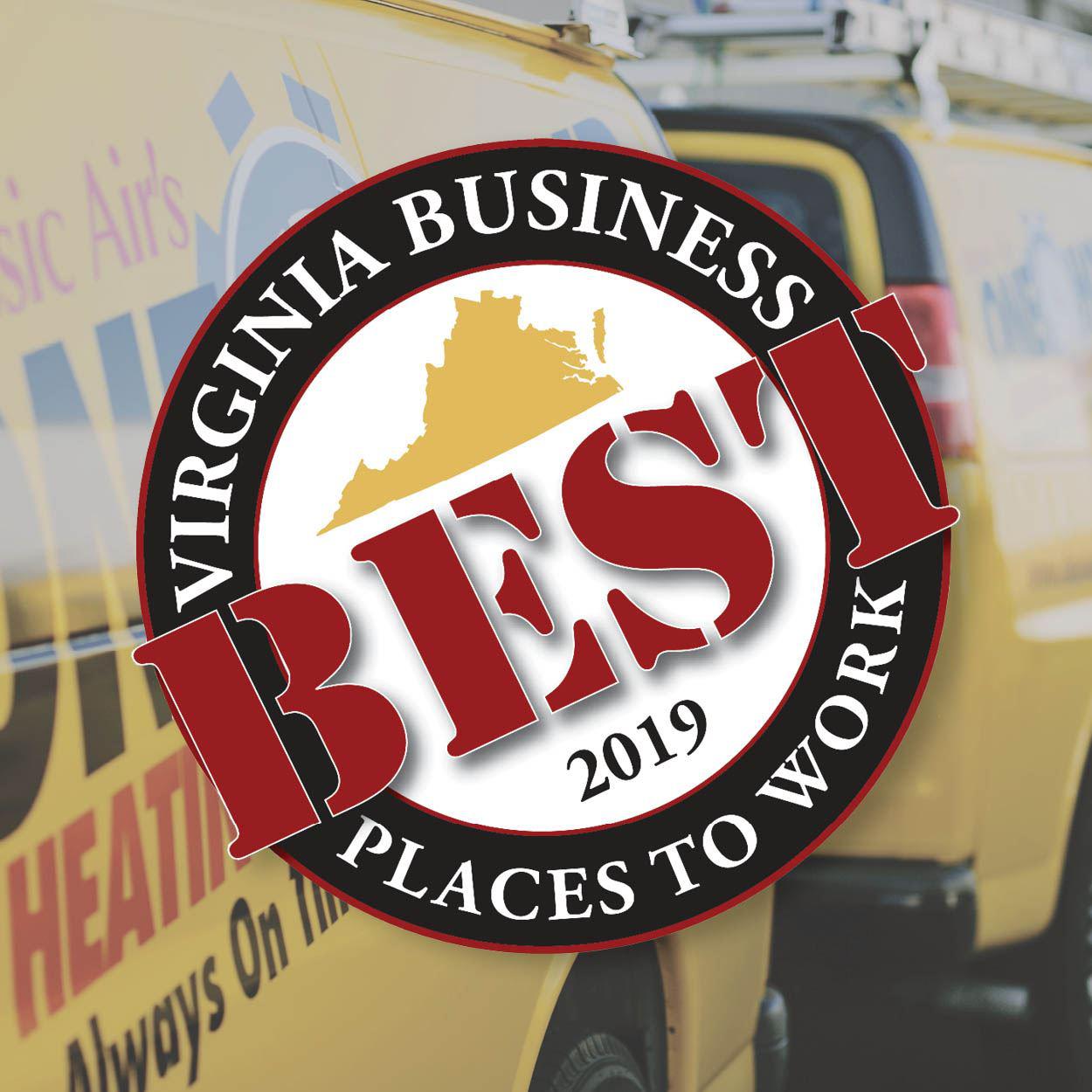 One of the 2019 Best Places to Work in Virginia