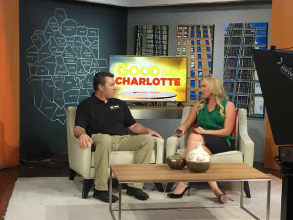 HVAC Professional Being Interviewed at Fox 46