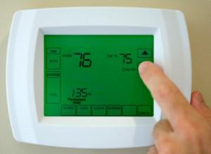 Setting a thermostat