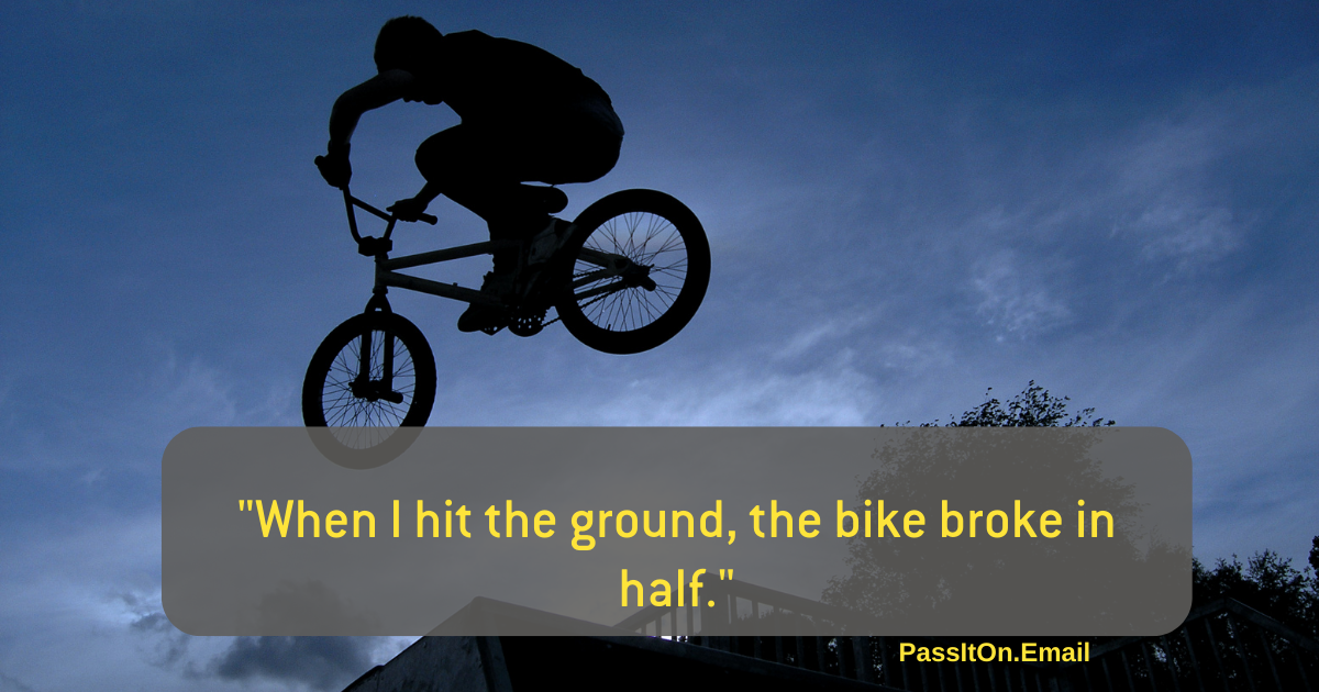 man riding a bike doing tricks