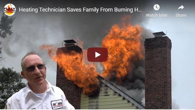 South Charlotte HVAC-Tech Saves Family From Burning Home