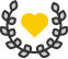 Yellow heart